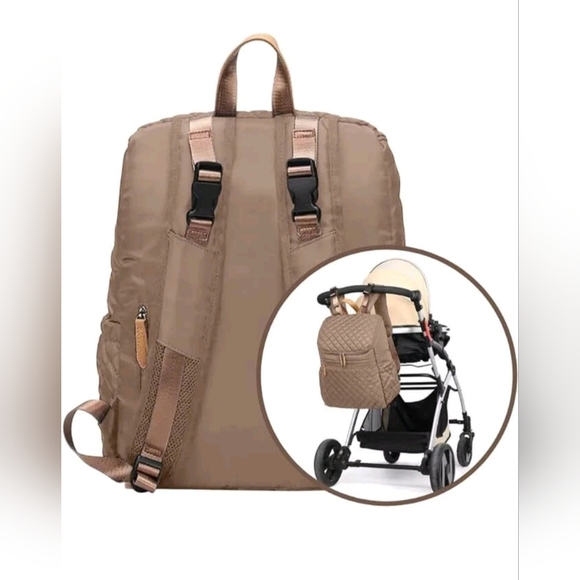 G\'ccioni Diaper Bag Backpack, Multifunction,Travel Bag,Nappy Changing Beige New main image 4